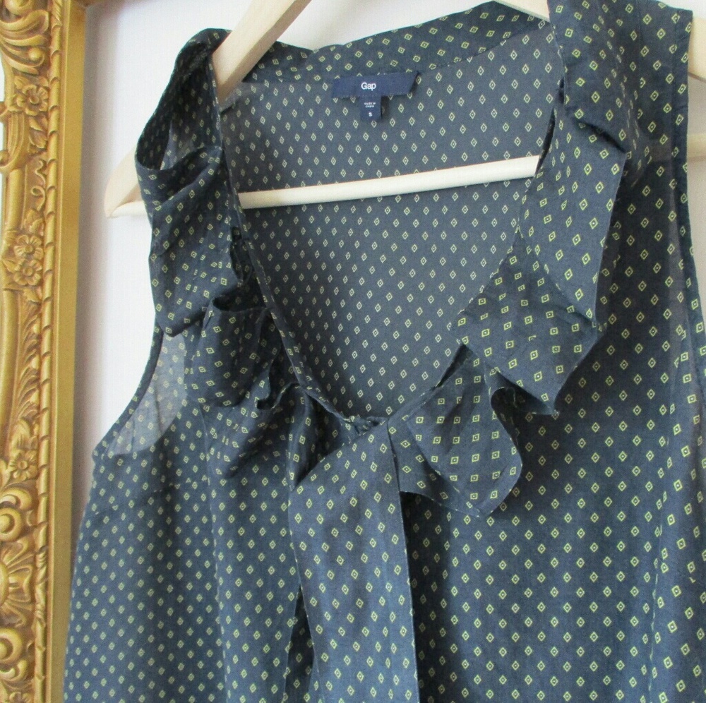 GAP 🍃 Silk/Cotton Sleeveless Top Blouse